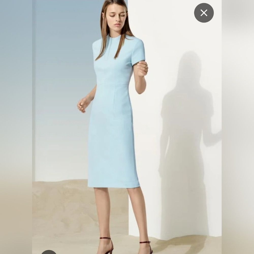 Hugo Boss Demiara Sheath Dress in Mint Size 8 - Picture 2 of 11